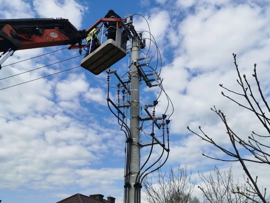 St słup 15 kV - po modernizacji